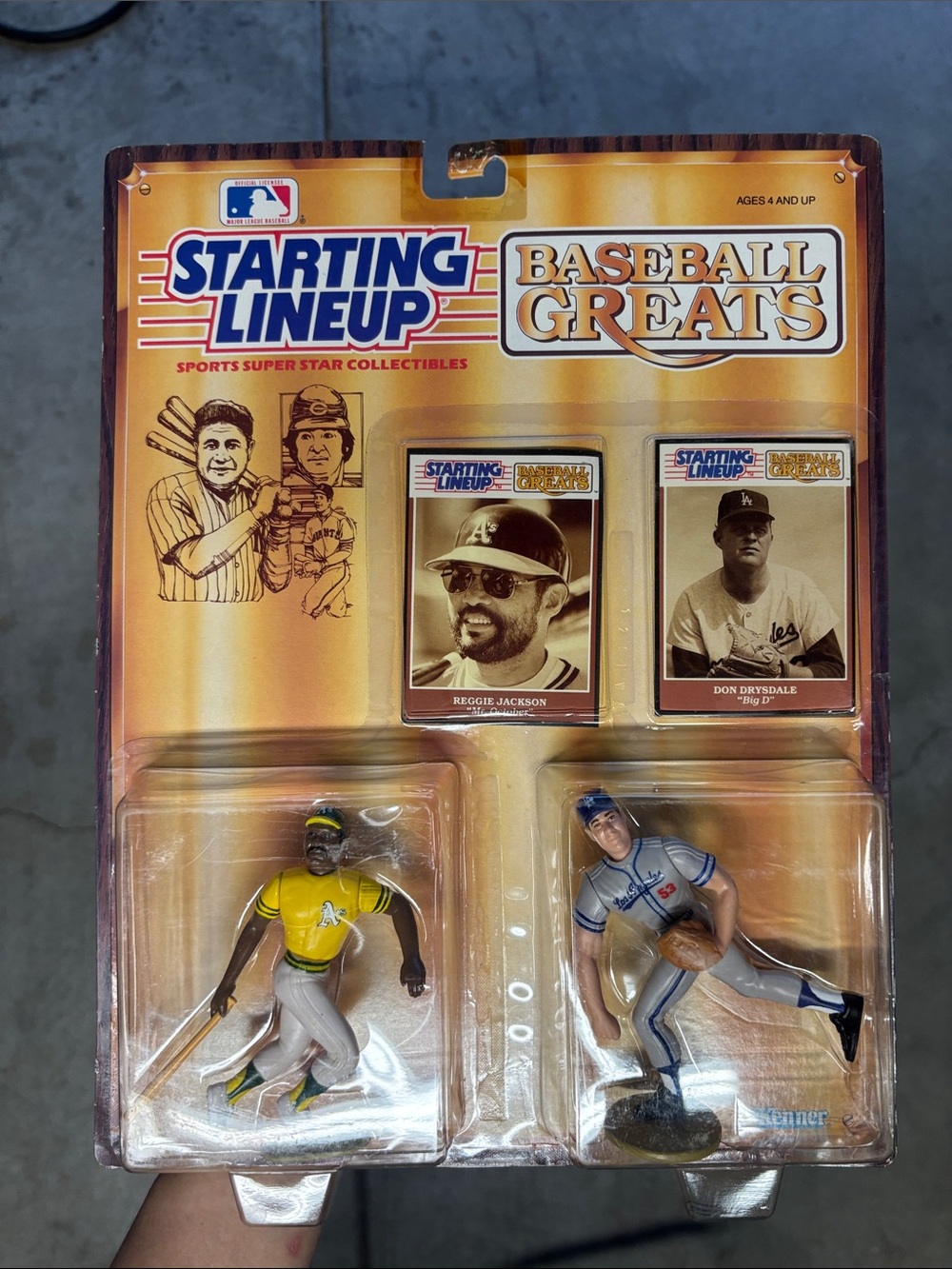 MLB Starting Lineup Baseball Greats Twin Figure Set - Yellow, Gray, Blue